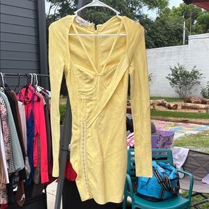 Elegant Yellow Dress